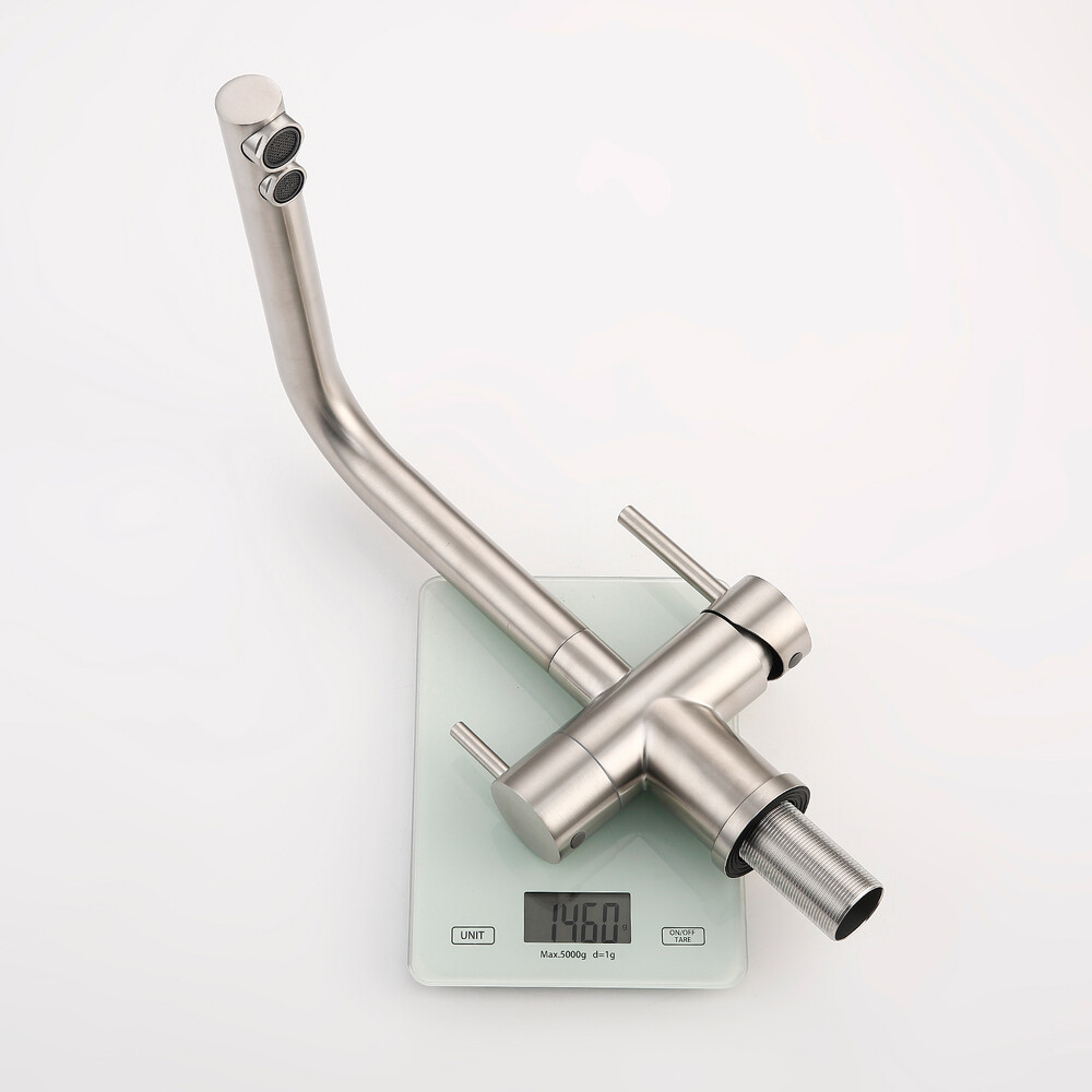 S70.61.05 Смеситель для кухни с подключением к фильтру питьевой воды SPLENKA (сатин)