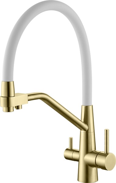 S71.62.03 Смеситель для кухни с подключением к фильтру питьевой воды SPLENKA (золотой сатин)