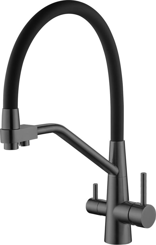 S71.62.07 Смеситель для кухни с подключением к фильтру питьевой воды SPLENKA (серый)