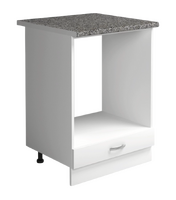 Рабочий стол под духовой шкаф 60 цвет Белый столешница Гранит SANTREK HOME (ЛДСП)