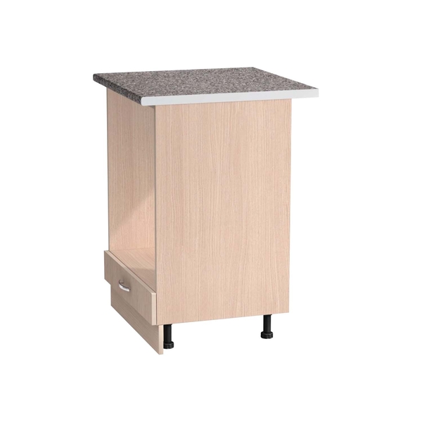 Рабочий стол под духовой шкаф 60 цвет Дуб млечный столешница гранит SANTREK HOME (ЛДСП)