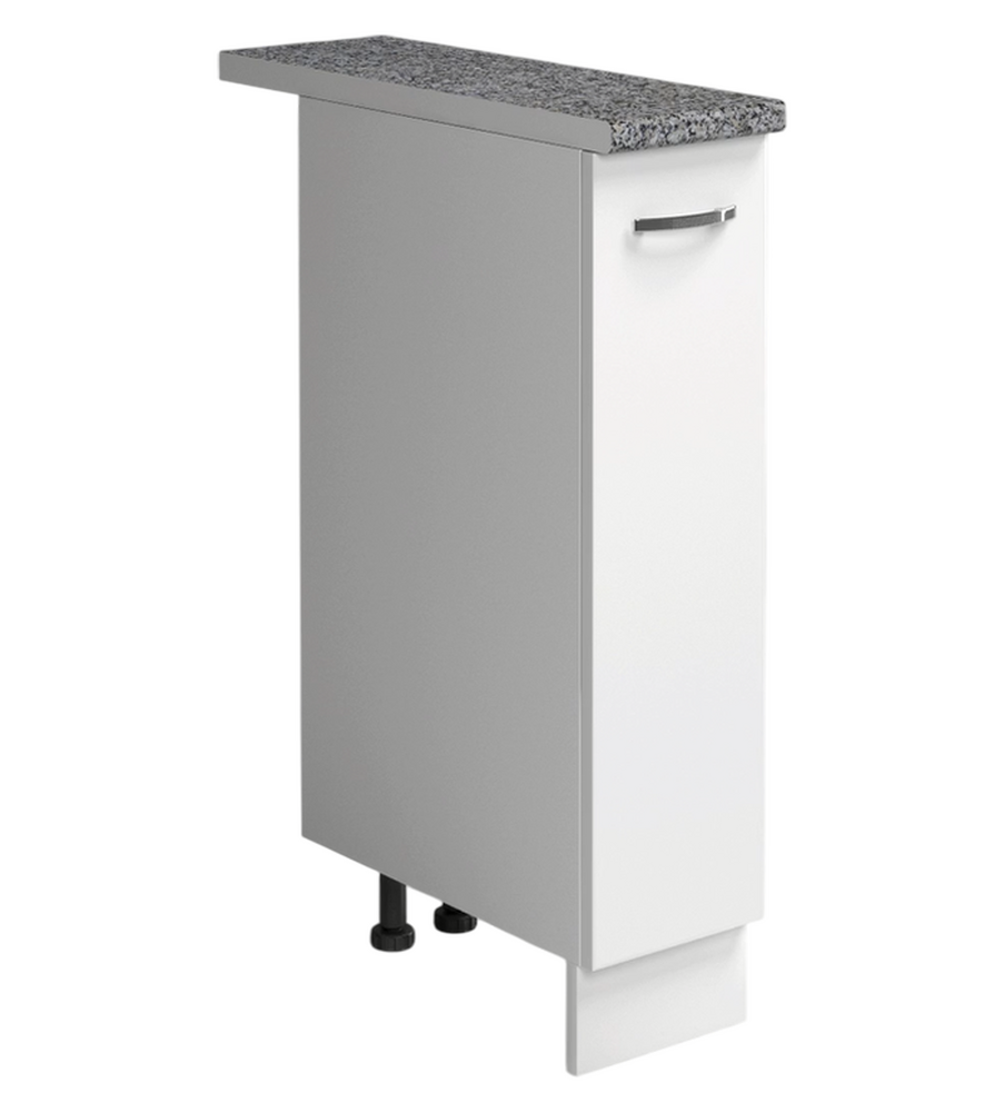 Бутылочница выдвижная 20 цвет Белый столешница Гранит SANTREK HOME (ЛДСП)