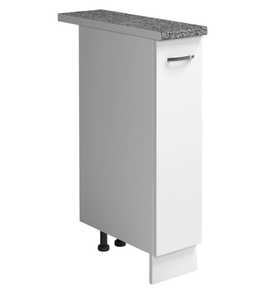 Бутылочница выдвижная 20 цвет Белый столешница Гранит SANTREK HOME (ЛДСП)