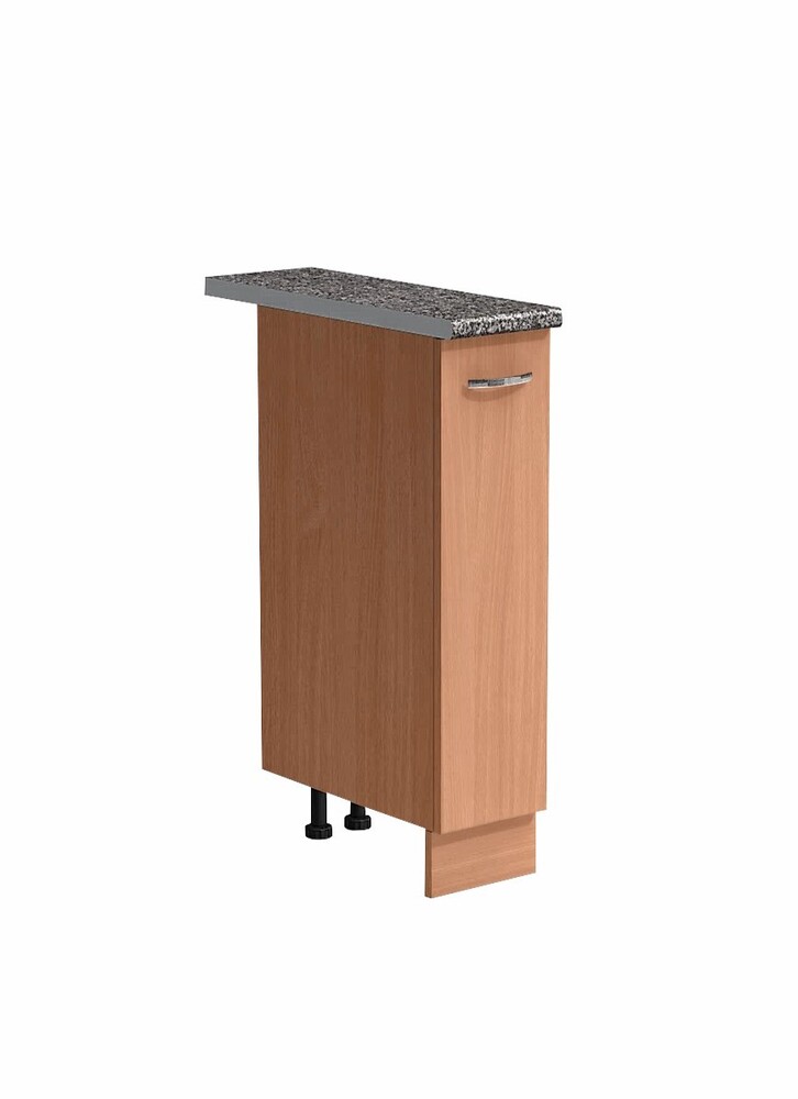 Бутылочница выдвижная 20 цвет Бук столешница Гранит SANTREK HOME (ЛДСП)