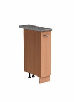 Бутылочница выдвижная 20 цвет Бук столешница Гранит SANTREK HOME (ЛДСП)