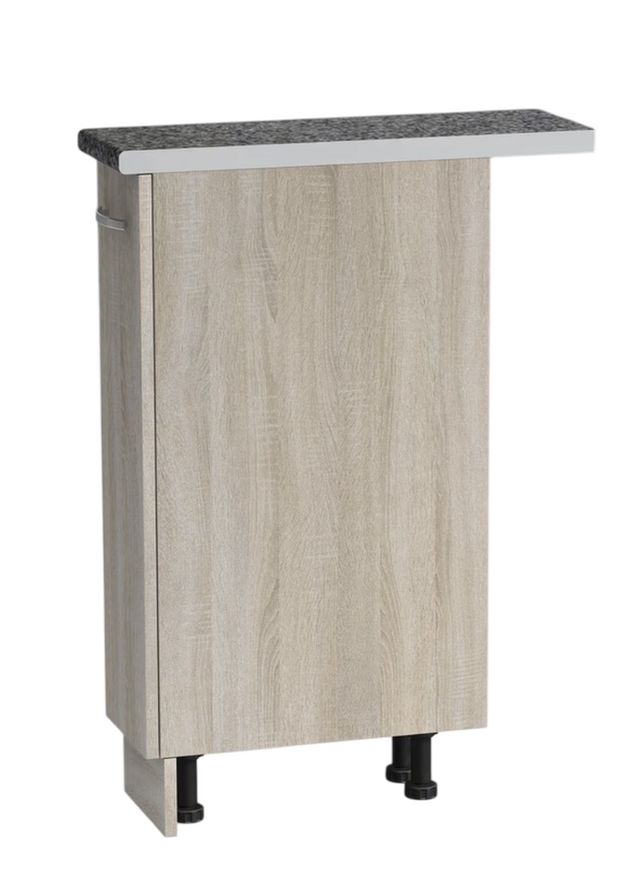 Бутылочница выдвижная 20 цвет Дуб сонома столешница Гранит SANTREK HOME (ЛДСП)