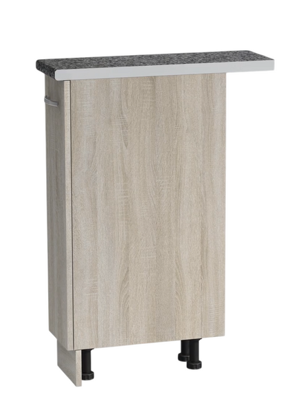 Бутылочница выдвижная 20 цвет Дуб сонома столешница Гранит SANTREK HOME (ЛДСП)