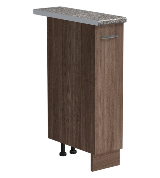 Бутылочница выдвижная 20 цвет Дуб темный столешница Гранит SANTREK HOME (ЛДСП)