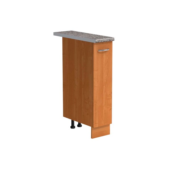 Бутылочница выдвижная 20 цвет Ольха столешница Гранит SANTREK HOME (ЛДСП)