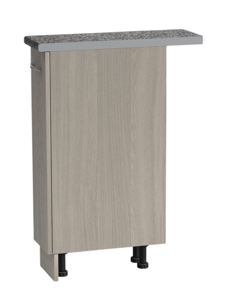 Бутылочница выдвижная 20 цвет Ясень шимо светлый столешница Гранит SANTREK HOME (ЛДСП)