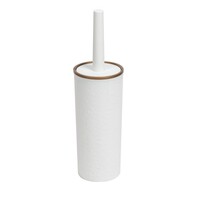 Набор для WC "Венеция" Ёрш + подставка (белый/бронза) 