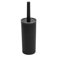 Набор для WC "Венеция" Ёрш + подставка (чёрный/серебро) 