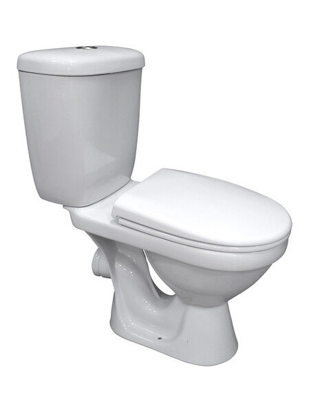 Унитаз-компакт Santeri "Баланс" КОМФОРТ (2-х режимная арматура) белый, прямой выпуск, антивсплеск (г.Воротынск, ду) 1P2179S0000BF