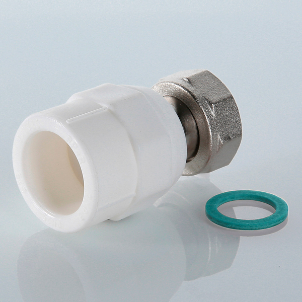 Муфта комб. с накидной гайкой 20х3/4 PP-R VALTEC (VTp.708)