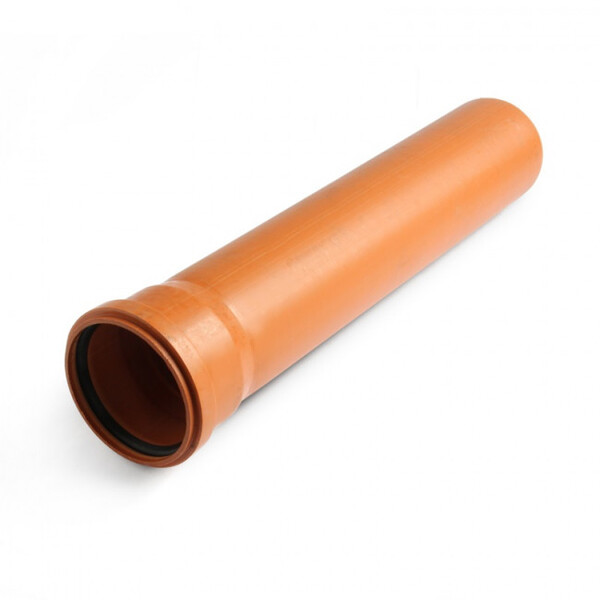 200 труба наружная 0,5 м (ПП, толщ.4.9мм, SN4)  СЕРПЛАСТ