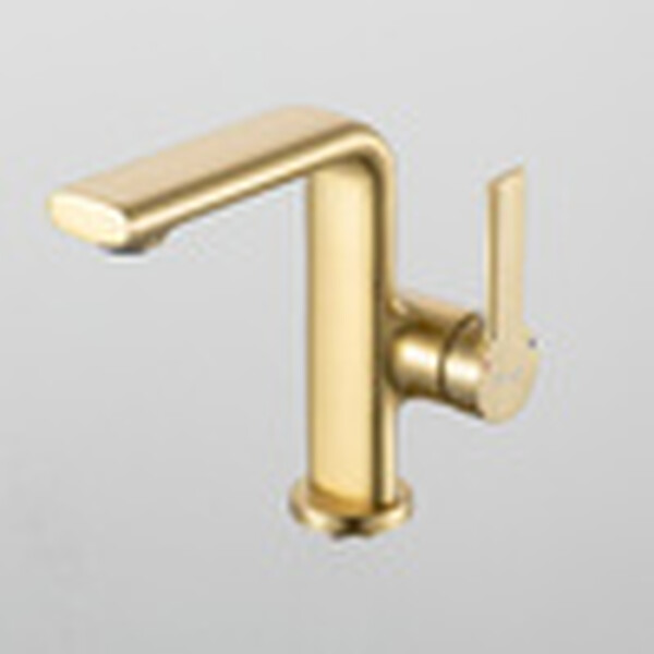 1088-3 Смеситель Тюльпан Frap. шар на гайке, (сатин золотой)