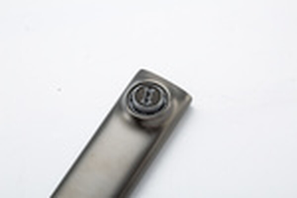 1088-9 Смеситель Тюльпан Frap. шар на гайке, (черн оруж сталь)