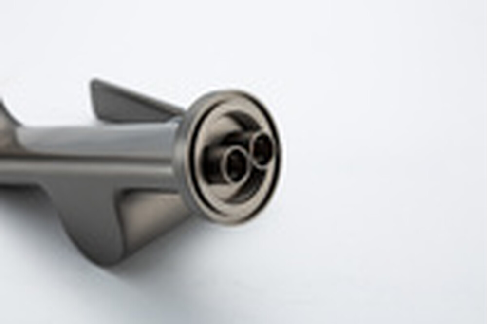 1088-9 Смеситель Тюльпан Frap. шар на гайке, (черн оруж сталь)