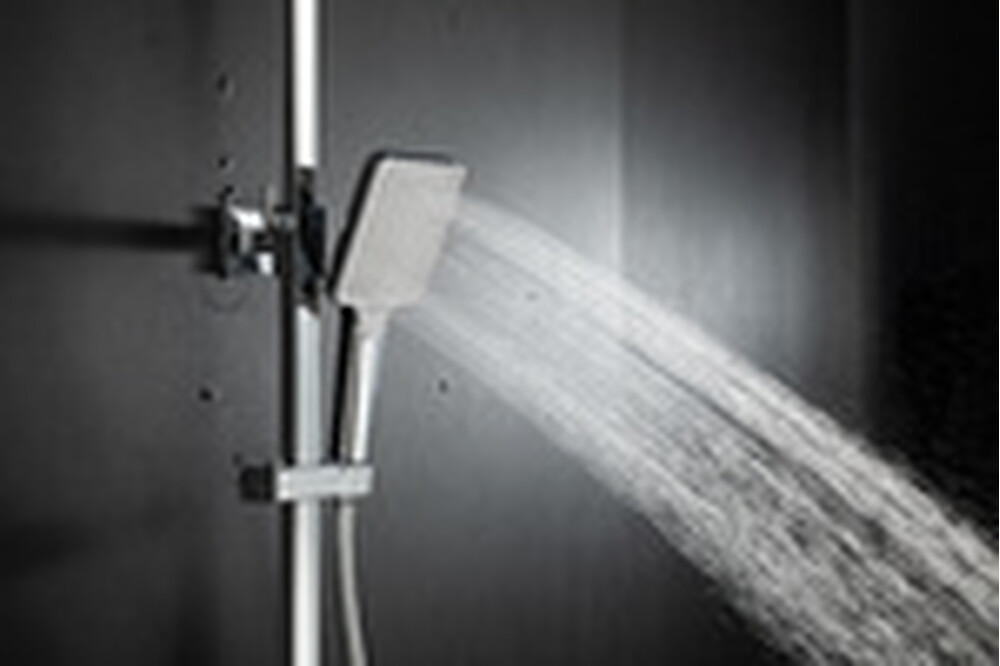 2490 Душевая система Frap со смесителем и тропическим душем (хром)