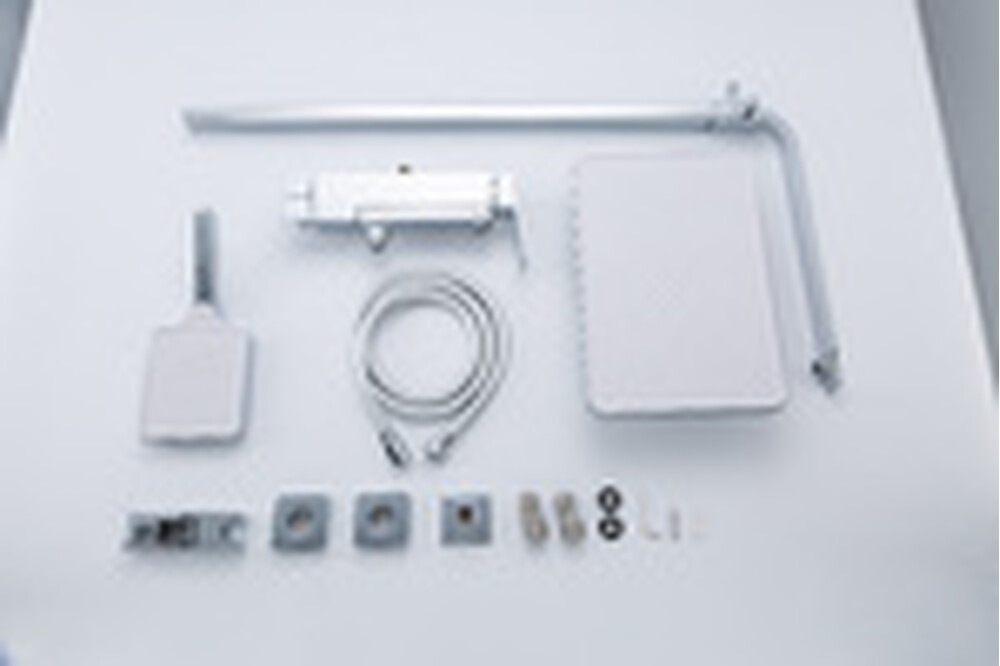 2490 Душевая система Frap со смесителем и тропическим душем (хром)