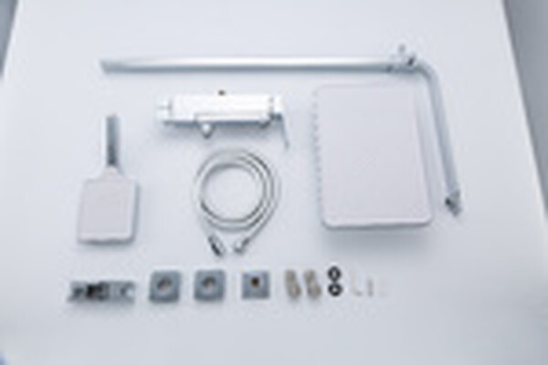 2490 Душевая система Frap со смесителем и тропическим душем (хром)