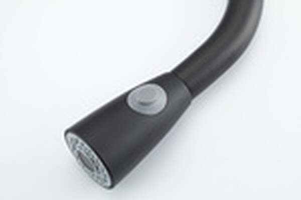 60991-6 Смеситель Кухня Frap d-35 с выдвижной лейкой (черный)