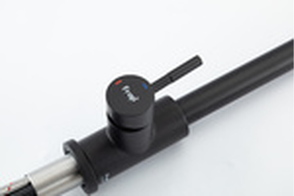 60991-6 Смеситель Кухня Frap d-35 с выдвижной лейкой (черный)