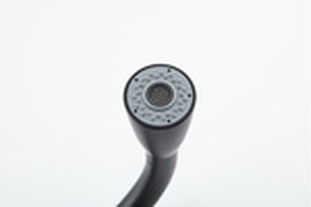 60991-6 Смеситель Кухня Frap d-35 с выдвижной лейкой (черный)