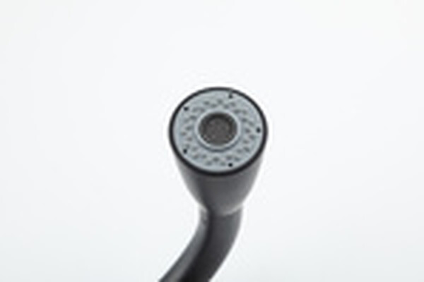 60991-6 Смеситель Кухня Frap d-35 с выдвижной лейкой (черный)