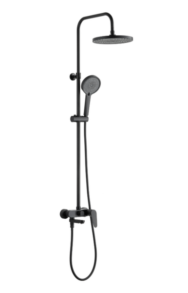 Душевая стойка BAS (черная,3 режима,1500 мм.) ДС00002