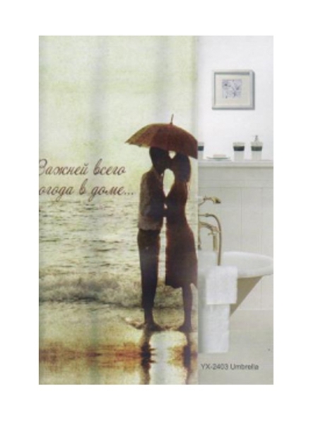 Штора д/ван "ZALEL" ФОТОПРИНТ 180х180 YGL  2403 