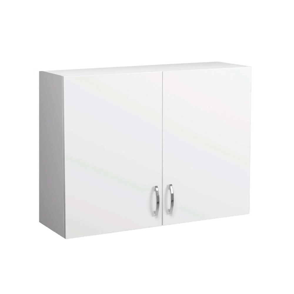 Шкаф для посуды 80 цвет Белый SANTREK HOME (ЛДСП)