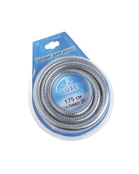 Шланг душевой рус/имп 1,75 м СТК ЛЮКС (растягивающийся) блистер (8805)*