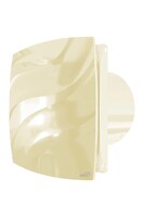 Вентилятор ERA WAVE D100С Ivory накладной обр.клапан (бежевый)