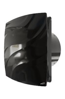 Вентилятор ERA WAVE D120С Black classic накладной обр.клапан (чёрный)