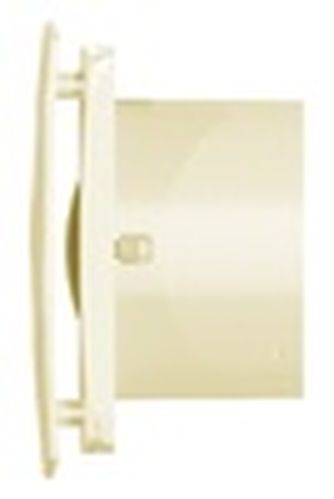 Вентилятор ERA WAVE D120С Ivory накладной обр.клапан (бежевый)