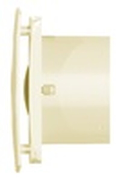 Вентилятор ERA WAVE D120С Ivory накладной обр.клапан (бежевый)