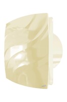 Вентилятор ERA WAVE D120С Ivory накладной обр.клапан (бежевый)
