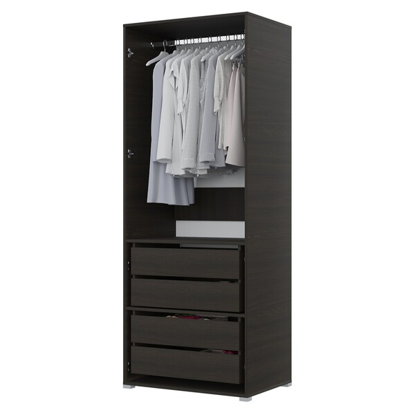  Шкаф Бостон 1000 2 створки, 2 ящика Венге (6 мест) 