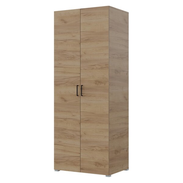  Шкаф Бостон 1000 2 створки, 2 ящика Дуб крафт золотой (6 мест)