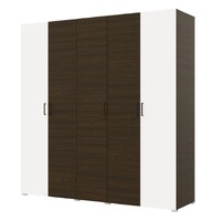  Шкаф Бостон 2000 5 створок, 4 ящика, 4 полки М Венге/Белый (11 мест)