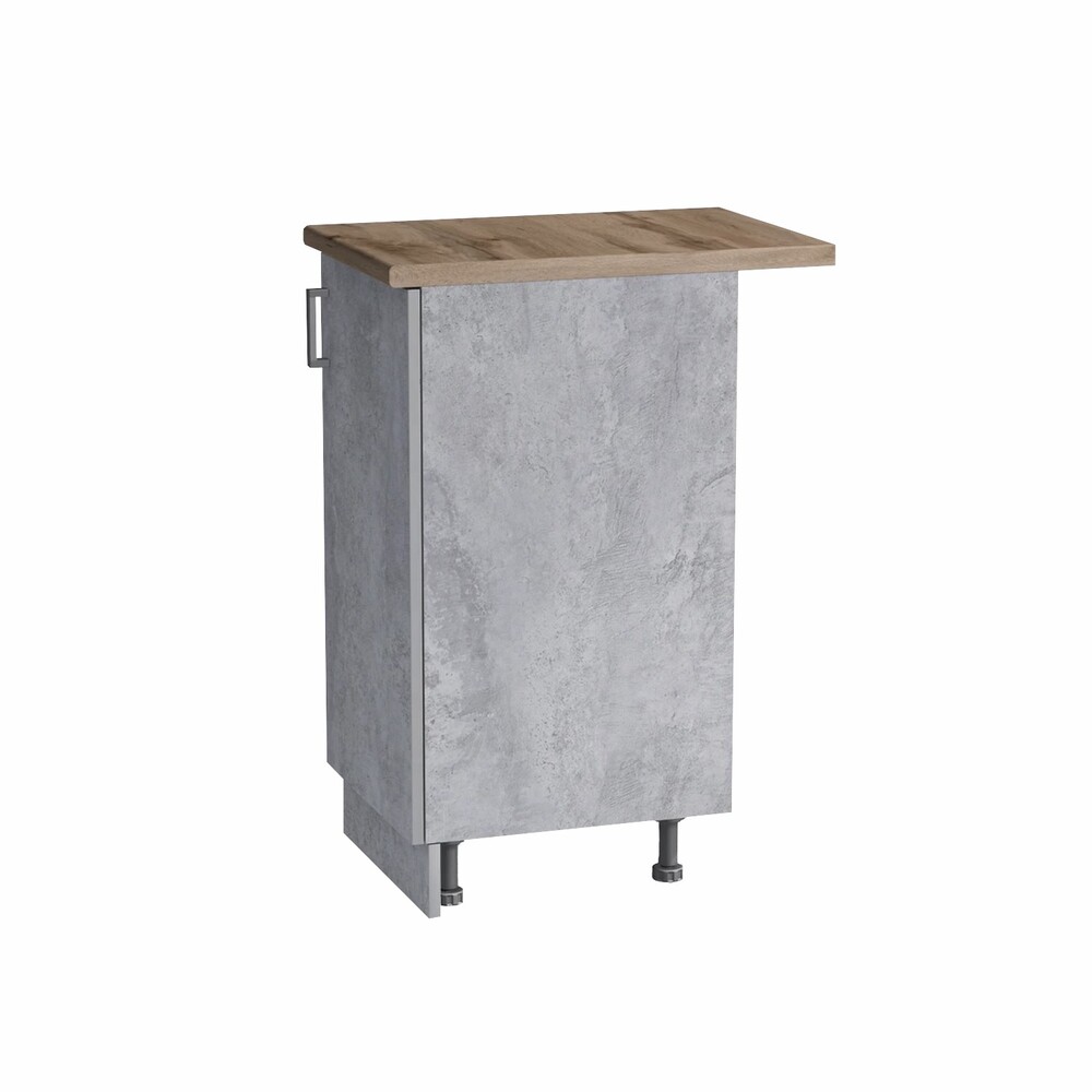 Рабочий стол 40 цвет Бетон столешница Дуб вотан SANTREK HOME (ЛДСП)