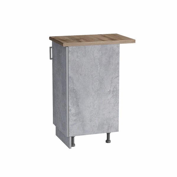 Рабочий стол 40 цвет Бетон столешница Дуб вотан SANTREK HOME (ЛДСП)