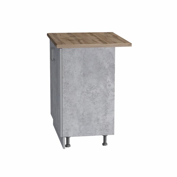 Рабочий стол 60 цвет Бетон столешница Дуб вотан SANTREK HOME (ЛДСП)