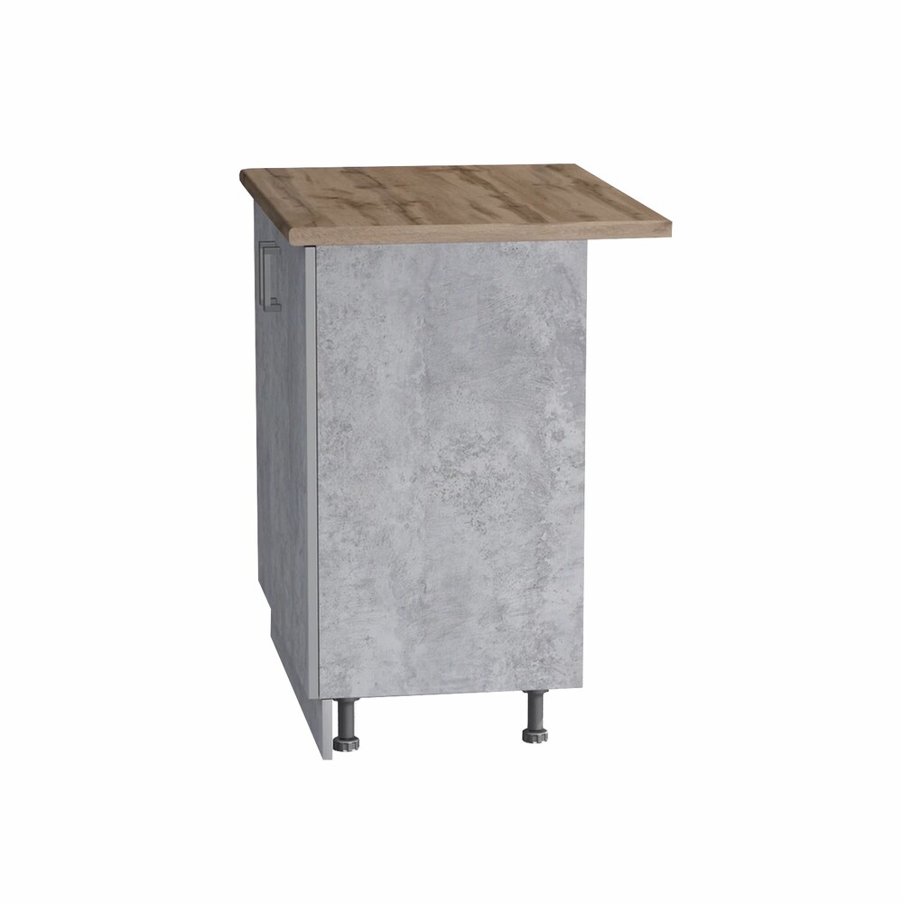 Рабочий стол 80 цвет Бетон столешница Дуб вотан SANTREK HOME (ЛДСП)