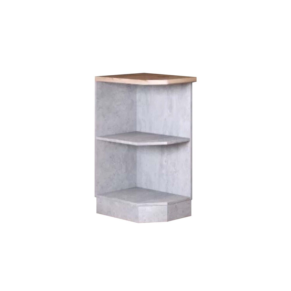 Стол-полка 300 левый цвет Бетон столешница Дуб вотан SANTREK HOME (ЛДСП)