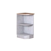 Стол-полка 300 левый цвет Бетон столешница Дуб вотан SANTREK HOME (ЛДСП)