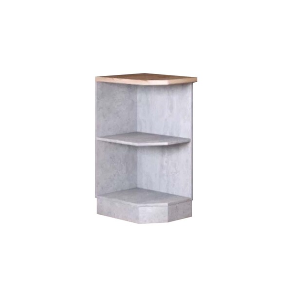 Стол-полка 300 левый цвет Бетон столешница Дуб вотан SANTREK HOME (ЛДСП)