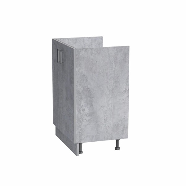 Тумба 60*50 цвет Бетон (2 дверцы) SANTREK HOME (ЛДСП)