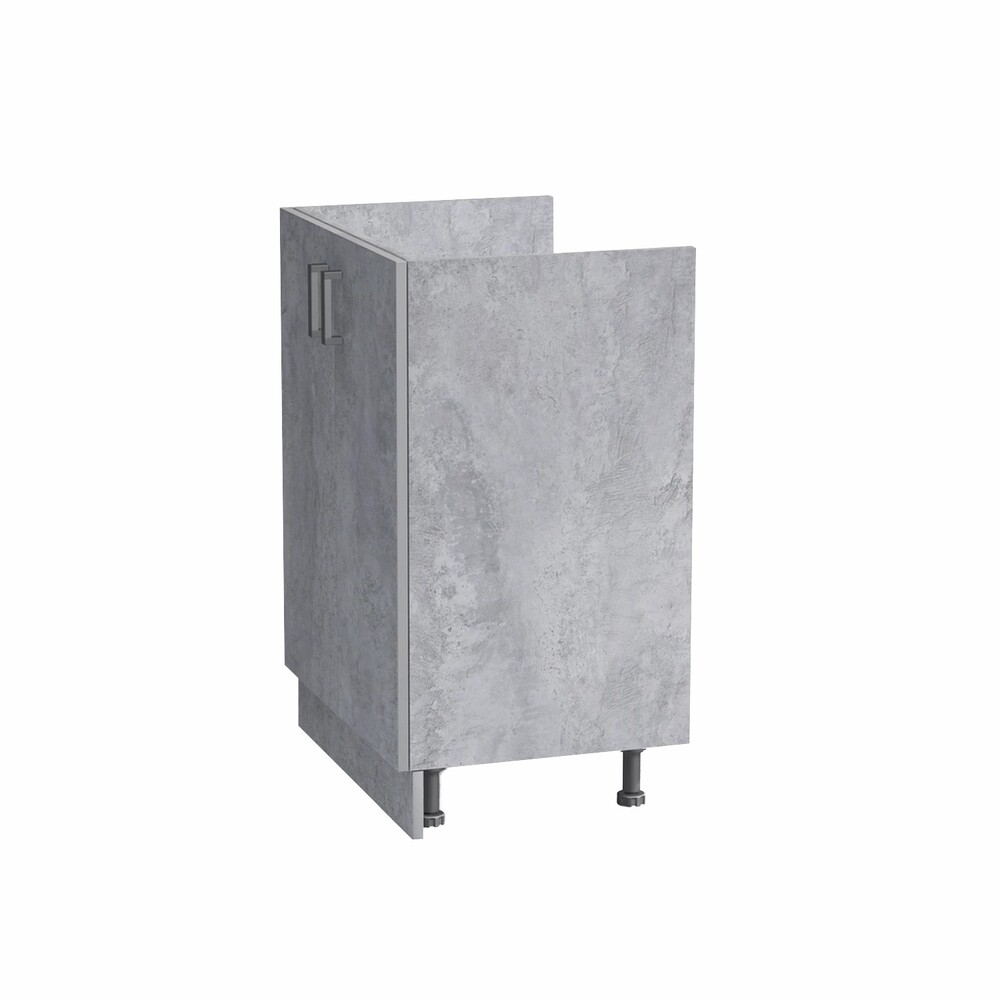 Тумба 80*50 цвет Бетон (2 дверцы) SANTREK HOME (ЛДСП)